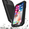 Wodoodporna marka DropProof Dirtproof odporna na wstrząsy iPhone XS Max XR 11 12 13 14 15 Pro tylna metalowa okładka