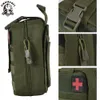 SinaraSoft Outdoor Tactical Medical First Aid Kit Ifak Utility Pouch Nödväska för Vest Belt Behandling Waist Pack EMT multifunktionell