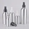 30ml - 500ml Bouteilles de pulvérisation de brouillard fin en aluminium Bouteille vide utilisée comme bouteille de distributeur cosmétique d'eau d'huile essentielle de parfum