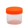 Volume Non Stick Glas FDA SILICONE JAR WAIL OLIE DAB 8ML Concentraat Container Opslag Jars Wax Olie Crème DAB Siliconen Oliedoos