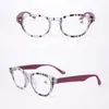 Modische Damen-Designer-Lesebrille in Blau und Rosa in hoher Qualität mit Beutel und Tuch. Rabatt auf ovales optisches Rahmenglas für Damen