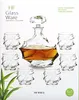 #25 Whisky Glass 1 Set 1 Pcs Glass Bottle Decanters 750 Ml UPS Express 6 Pcs Cup High Quality Safety Box