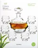 #25 Whisky Glass 1 Set 1 Pcs Glass Bottle Decanters 750 Ml UPS Express 6 Pcs Cup High Quality Safety Box