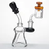 Partihandel Färgad UFO Glass Bubbla Carb Cap Rökning Tillbehör Hatt Style Dome För Quartz Termisk P Banger Nails Dabber Water Bongs DAB Oil Rig