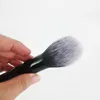 Single Blush Brush Flame Kosmetisk borste med trähandtag Svart Foundation Pulverborste 50 st / lot DHL