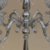 Floral Riser Crystal Metal 5 Arms Candelabra Candle Holders for Wedding Centerpieces Decorations Flower Ball Stand