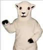 Пользовательские Белый овец костюм талисмана бесплатная доставка