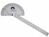 0180 Degree Angle Ruler Stainless Steel Round Head Rotary Protractor 145mm Adjustable Angle Finder Measure Tools5877757