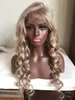 human hair lace front wigs wavy