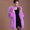 New Look Fur Jackets Women Coat White Pink Purple Grey Black Sky Blue Wine Red Sapphire Blue Overdimensionerad Faux Jacket2200870