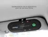 Sun Visor Bluetooth Speakerphone مشغل موسيقى MP3 سماعات بلوتوث غير يدوية للسيارة طقم Bluetooth مستقبلات شاحن سيارة شاحن 50pcs / lot