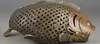 Vintage Big Brass Handwork Old Chinese Fish Hollow Out Get Rich Estatua