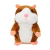 Jouet en peluche Hamster parlant, souris, animal de compagnie, apprendre à parler, enregistrement électrique, jouets éducatifs pour enfants, cadeau 15cm