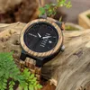 BOBO BIRD Original Brand Men Complete Calendar Watches Quartz Wood Bracelets Drop wholer China Luxury Watch for Men273r