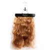 Bella Portable Hair Weaves Hanger och dammtät fodral Bag For Hair Bundles Extensions Storage White Black Color