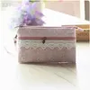 Carteiras Algodão Lace Floral Mulheres Organizador Pequenas bolsas de moeda Mudar bolsas de dinheiro mini bolsas de telefone Carteiras feminina para meninas