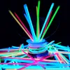 Éclairage de nouveauté 7,8 ''Multi Color Glow Stick Bracelet Colliers Neon Party LED Clignotant Baguette Lumineuse Jouet Vocal Concert Flash Sticks