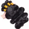 Extensões de cabelo humano brasileiro yirubeauty 10 peças/lote atacado 10 pacotes onda corporal 10-30 polegadas cor natural tece tramas de cabelo 10 peças/lote