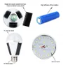 Portable Intelligent 7W 12W LED Lampe solaire AC85-265 Bombillas LED E27 Lampe solaire rechargeable IP65 Camping Éclairage de secours