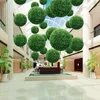 New 13-40cm Artificial Grass Topiary Balls Out/Indoor Hanging Ball For Wedding Party Diy Hotel Home Yard Garden Decoration