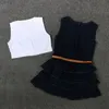 Kızlar Kot Elbise Yelek Ceket Giyim Setleri Kolsuz Denim Kolsuz Katmanlı Elbiseler Yelekler Kemer 3 ADET Kıyafetler Çocuk Giysileri Suits