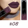 Pudaier Vattentät Naken Matte Velvet Glansig Läppglans Läppstift Lip Balm Sexig Röd Läpptyp 21 Färger Kvinnor Mode Makeup Gift