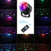 7 Kolory DJ Disco Ball Lumiere 3W Dźwięk Aktywowany Laserowy Projektor RGB Scena Oświetlenie Lampa Lampa Muzyka Christmas KTV Party