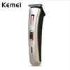 Kemei KM - 5117 Profesyonel 220-240 V Elektrikli Saç Düzeltici Clipper Saç Kesimi Tıraş Makinesi Yetişkinler Ile 4 Düzeltme Tarakları