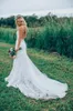 Simple Long Lace Country Wedding Dresses 2019 New Open Back Sweetheart Boho Wedding Gowns for Bride3981869