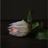 3 pçs bela áfrica artificial protea cynaroides flores de seda ramos para outono casa decoração de casamento grinaldas plantas floral5929082