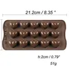 Silicone moldes de chocolate amor em forma de coração de gelo moluds diy doces molde de cozimento de gelo para acessórios de cozinha 15 lattices