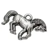 Цинк -сплав очаровательный маленький конной животный шарм для ювелирных украшений312J