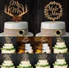 Mr Mrs Wood Cake Topper Birthday Cake Topper, Wedding Reception,Wedding Cake Decoration