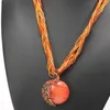 Joli collier bohémien, pendentif en pierre précieuse paon, style folk rétro, cadeau d'anniversaire pour fille, bijoux 6 couleurs, vente en gros, livraison gratuite