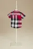В складе 4 Color 2018 Продажа нового летнего стиля рубашка английского ветряного клетчатого клетчатого клетчатого рубашки высококачественная хлопковая рубашка для лацка 5217251
