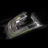 Accessoires d'intérieur de voiture panneau de changement de vitesse de commande en Fiber de carbone garniture de couverture décorative pour Audi A4 A5 Q5 B8 S4 S5 style de voiture