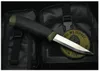 Высокое качество выживания прямой нож 12CR27 Сатин лезвие резиновая ручка дайвинг нож открытый передач с ABS K оболочка