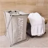Gratis Frakt Aluminium Alloy Single Lattice Storage Tvättkorg Förvaring Korgar Hemlagringsorganisation Tvättkorg