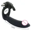 Silikon Cockring Vibrator Für Paare Sexspielzeug Anneau Penisring Verzögerung der Ejakulation Penisringe für Männer Anillo vibrador Cockring Y1892804