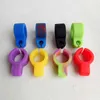 Silicone Cigarette holder Tobacco Ring Smoking Pipe Tools accessories 8 colors For Hookahs Water Bubbler Bongs Oil RIgs7188560