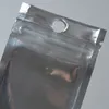 Múltiples tamaños Papel de aluminio Transparente Válvula resellable Cremallera Plástico Empaquetado al por menor Bolsa de embalaje Zip Lock Mylar Bolsa Ziplock Paquete Bolsas