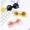 High Quality Frame Kids sun flower sunglasses beach summer eyewear With A CASE Baby boy&Girl UV400 Anti-Radiation glasses