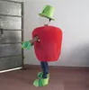 2018 Costume de mascotte de pomme rouge chaude de haute qualité pour adulte à porter à vendre pour la promotion