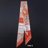 5x88 CM Satin Horse Scarves Small Twill Imitation Silk Scarf Fashion Head Band Handbag Decoration Wholesale