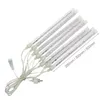 8st / set LED Meteor Dusch Rain Light Tubes 100-240V EU / US-kontakt Julfruktljus 30cm / 50cm Vattentät Party Fairy LED-ljus