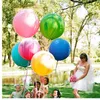 1 sztuk 36 cal balony lateksowe ogromny biały różowy balon Birhtday DekoracjeWedding Party Dostawa Jumbo Helu Ballons