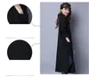 2021 Women's coat Autumn and Winter European Thicken Slim Long Sleeve Jacket Cardigan plus Size Wear