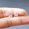 Everfast New Tiny Fawn Earring Little Deer Stainless Steel Earrings Studs Fashion Ear Jewelry Chirstmas Gift For Women Girls Kids 2099827