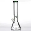 13.2 '' Bägare Glass Bong Simple Bongs Röktillbehör med Ice Catcher Tjock bägar Basvattenledningar för rökning för rökning