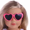 Colorful Heart Shape Frame Sunglasses for 18 inch American Girl Doll Daily Costumes Doll Accessories SSDF5522